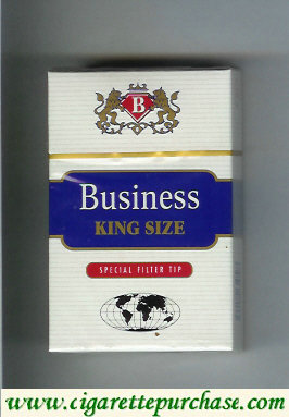 Business king size cigarettes Special Filter Tip Worldwide Business